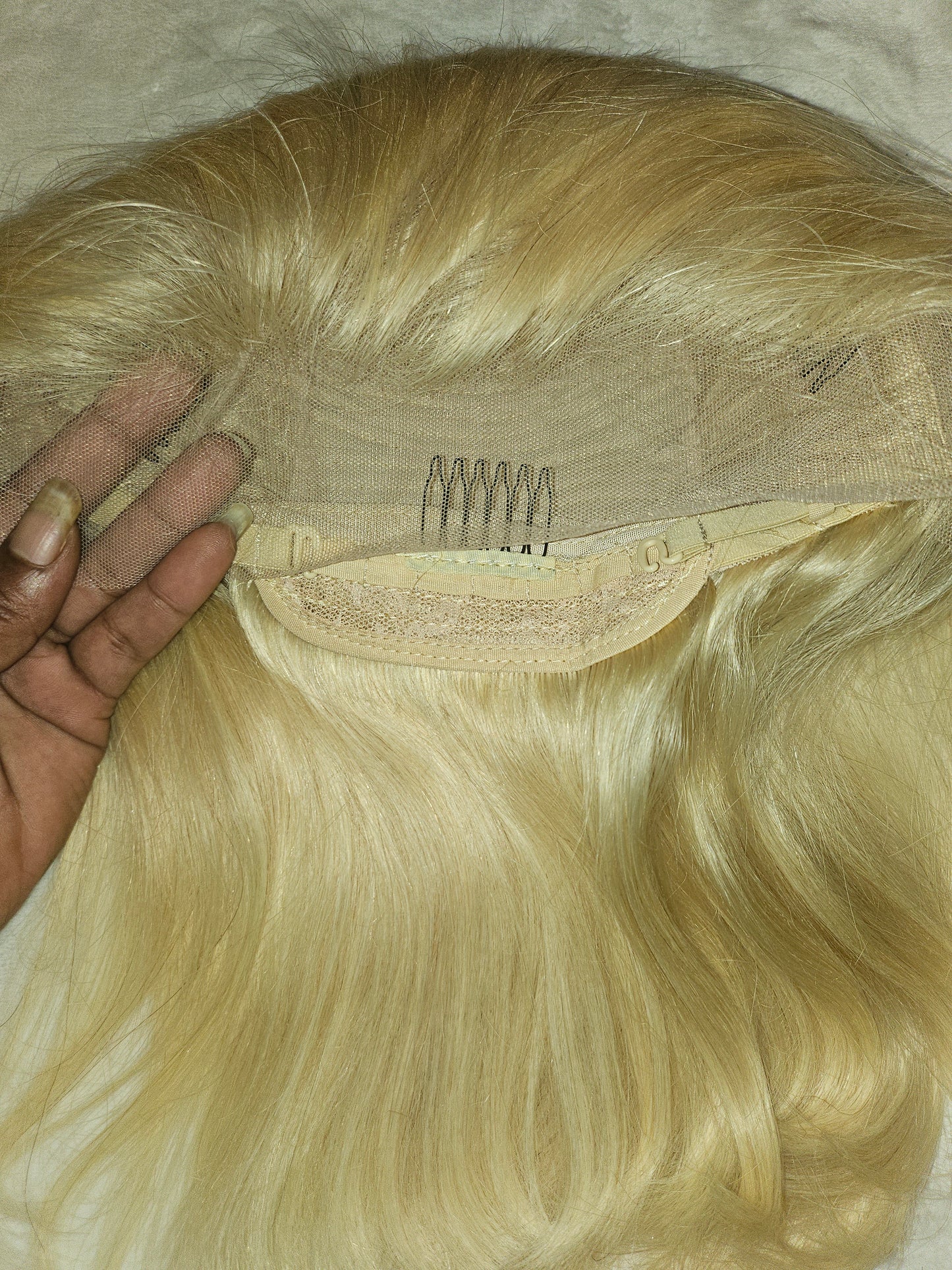 13x4 Blonde Straight Transparent Lace Front Bob Wig